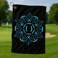 Code Mandala React Framework Golf Towel thumb 1