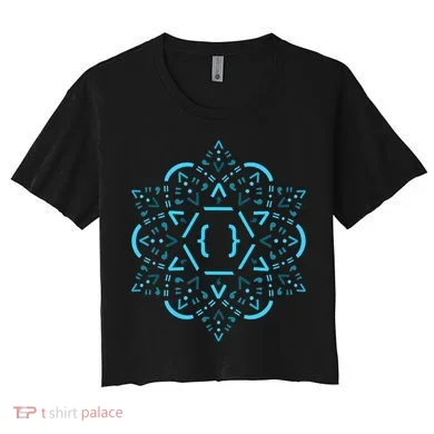 Code Mandala React Framework Women's Crop Top Tee