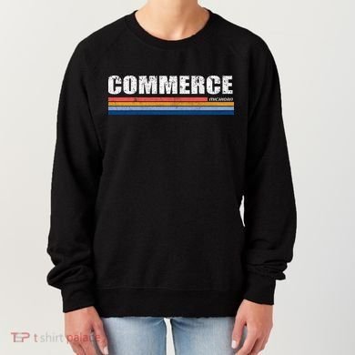 Commerce Michigan Retro Women's Sweatshirt