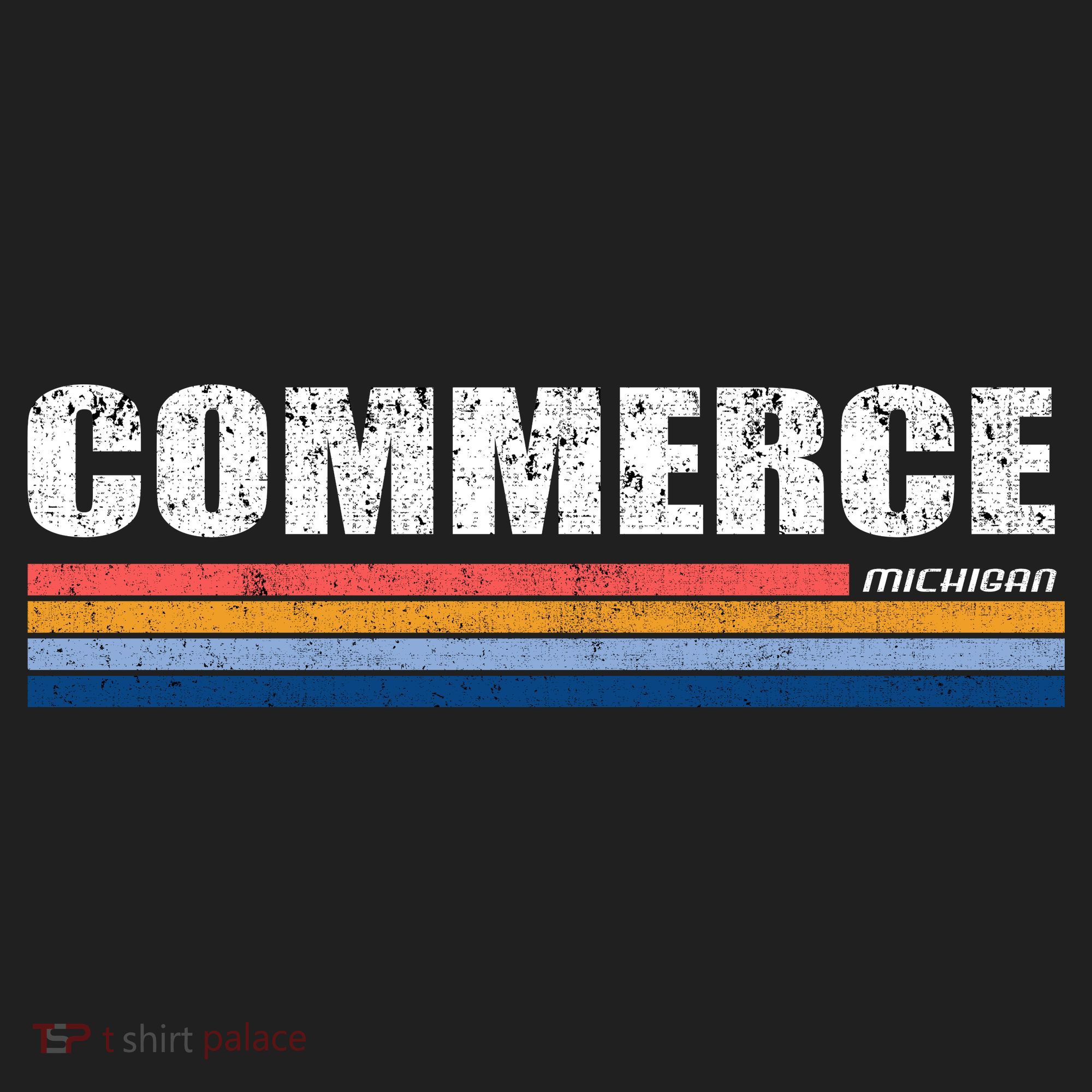 Commerce Michigan Retro Women's Sweatshirt