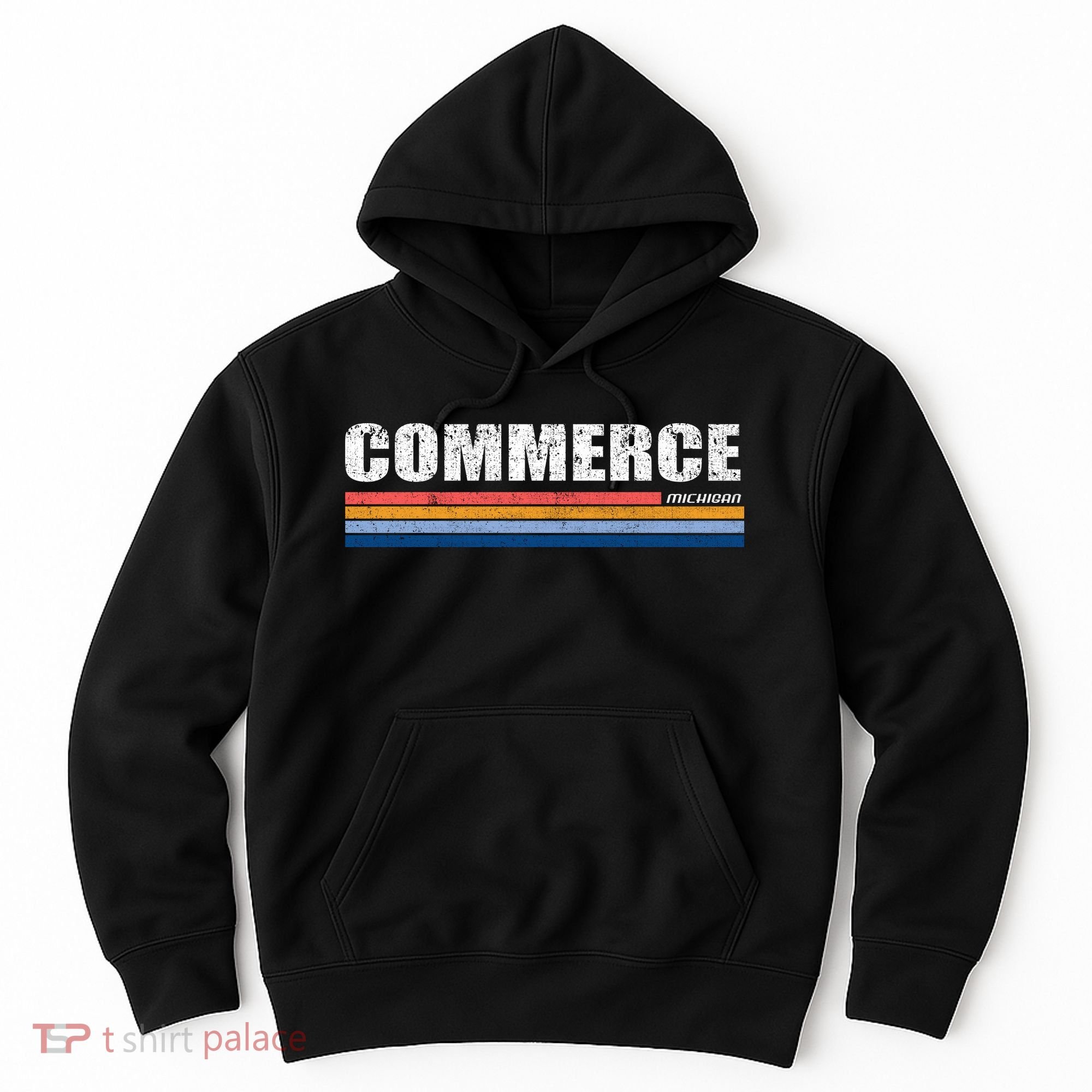 Commerce Michigan Retro Hoodie