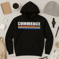 Commerce Michigan Retro Hoodie thumb 3