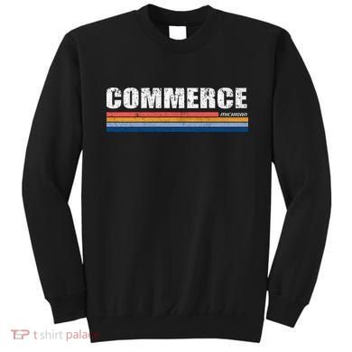 Commerce Michigan Retro Sweatshirt