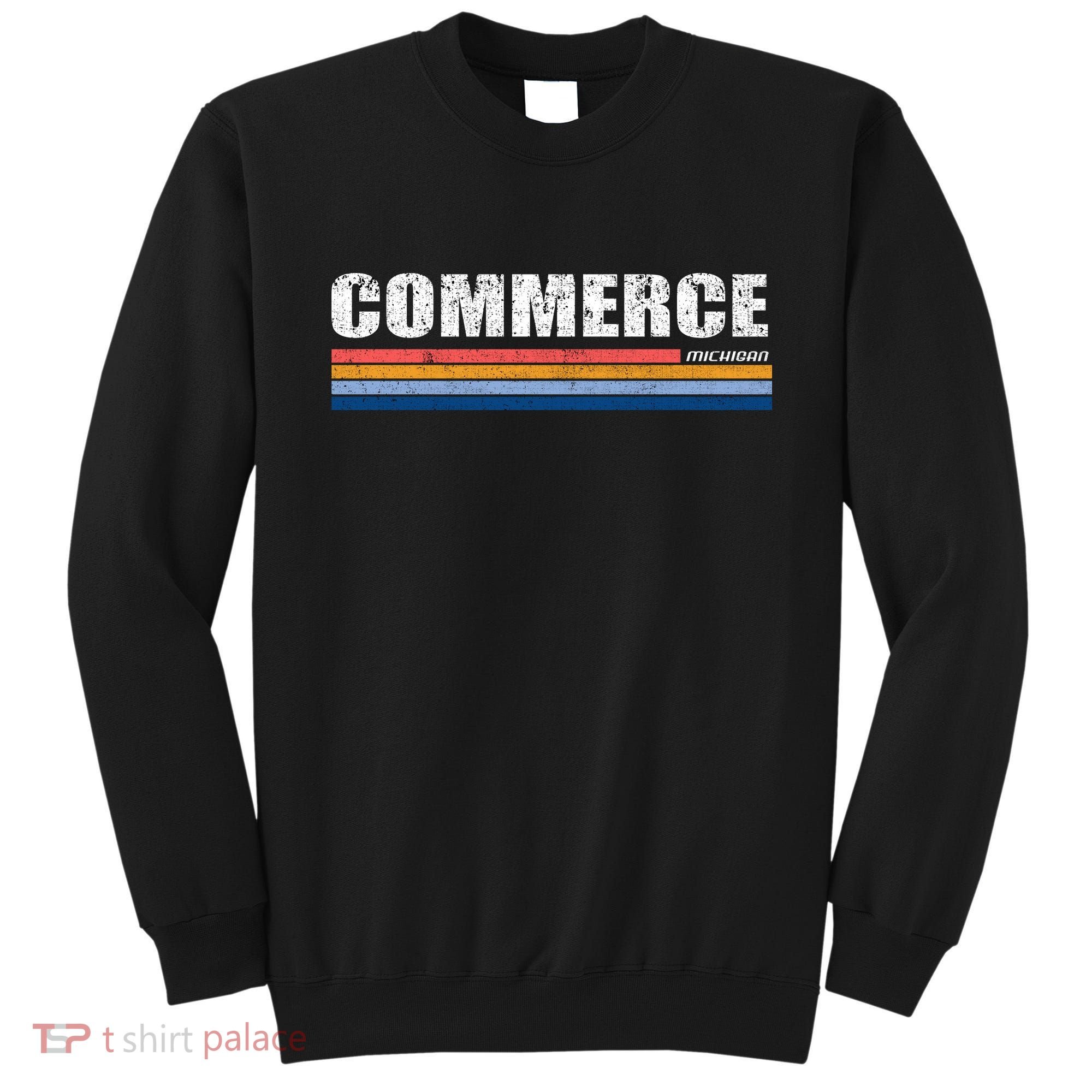 Commerce Michigan Retro Sweatshirt
