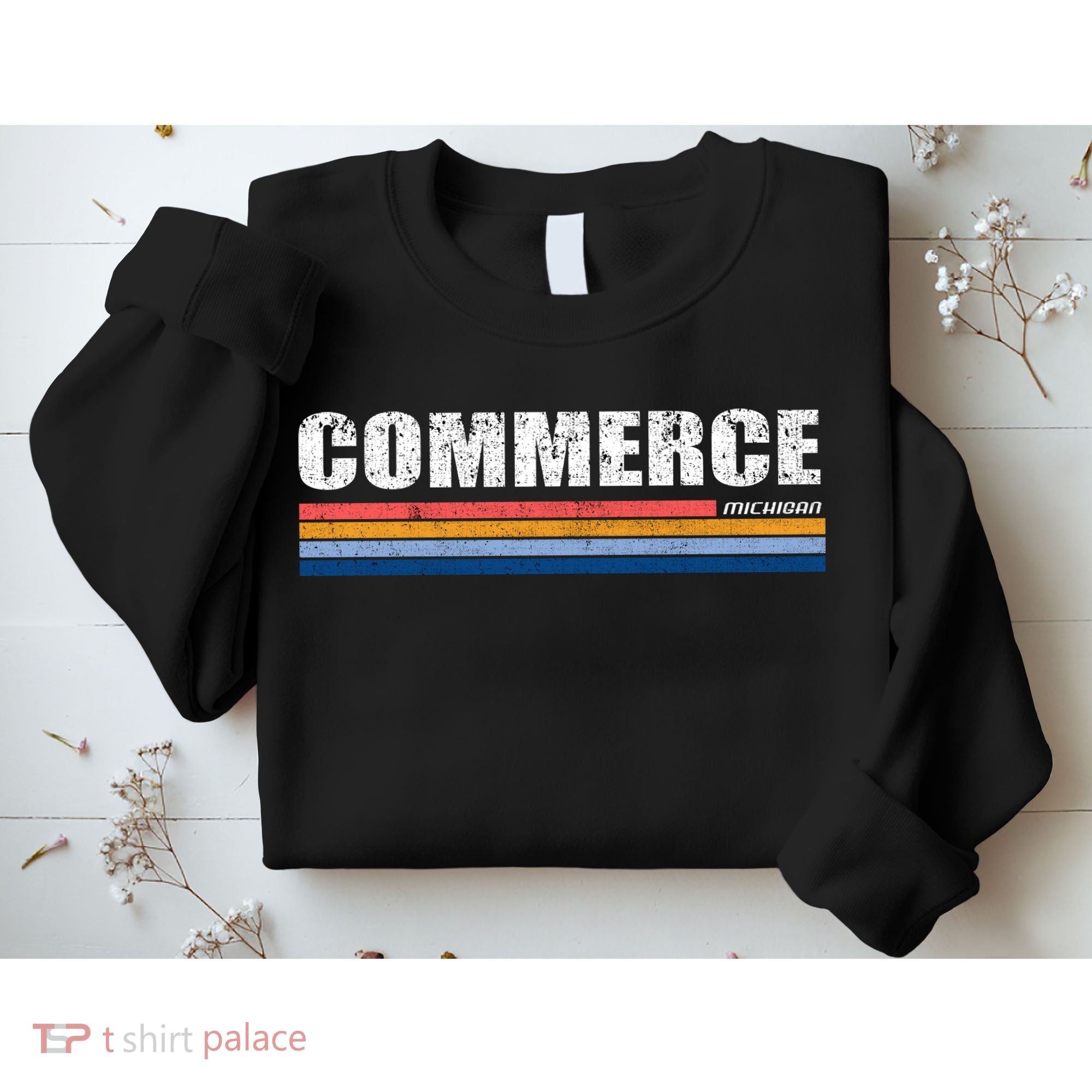Commerce Michigan Retro Sweatshirt