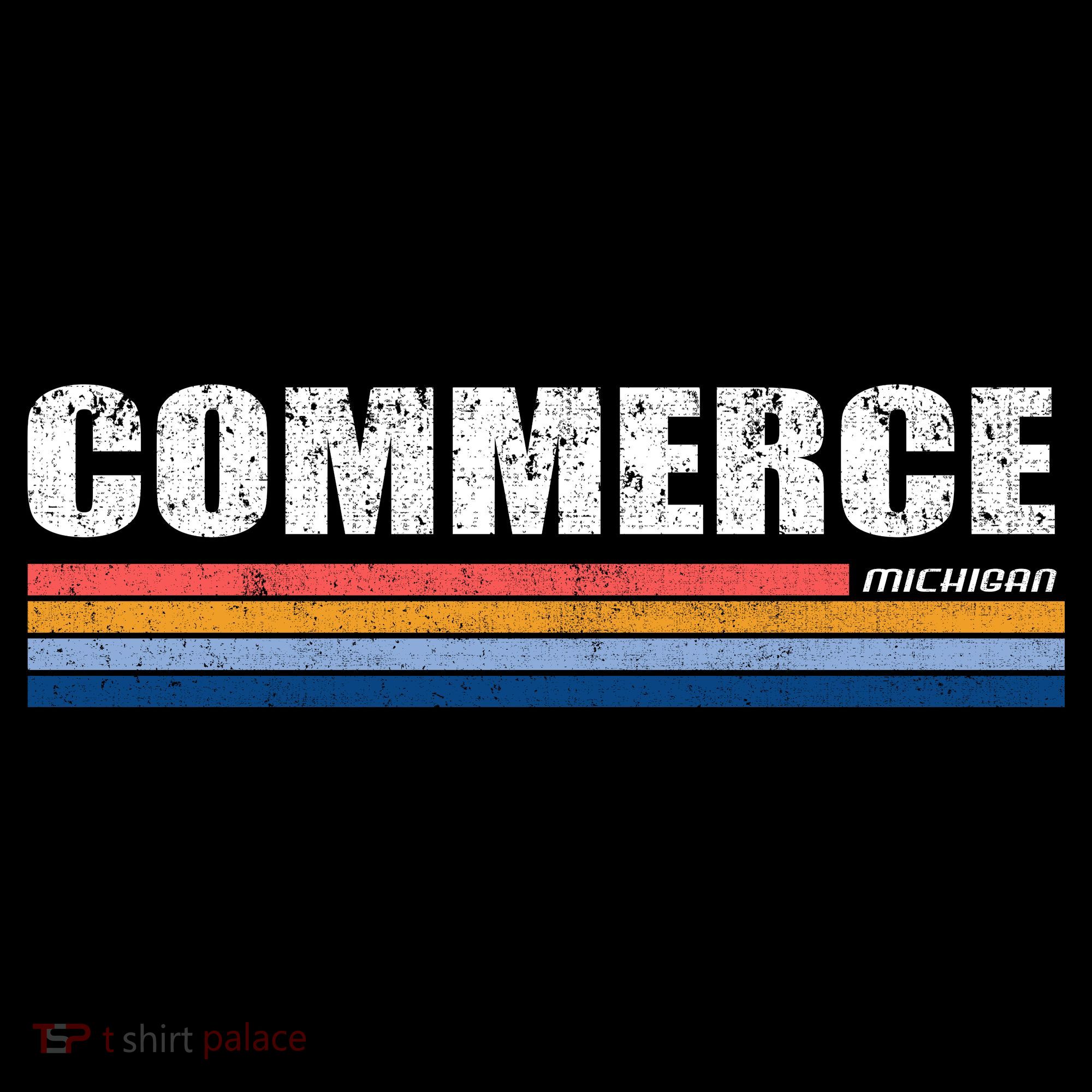 Commerce Michigan Retro Coaster