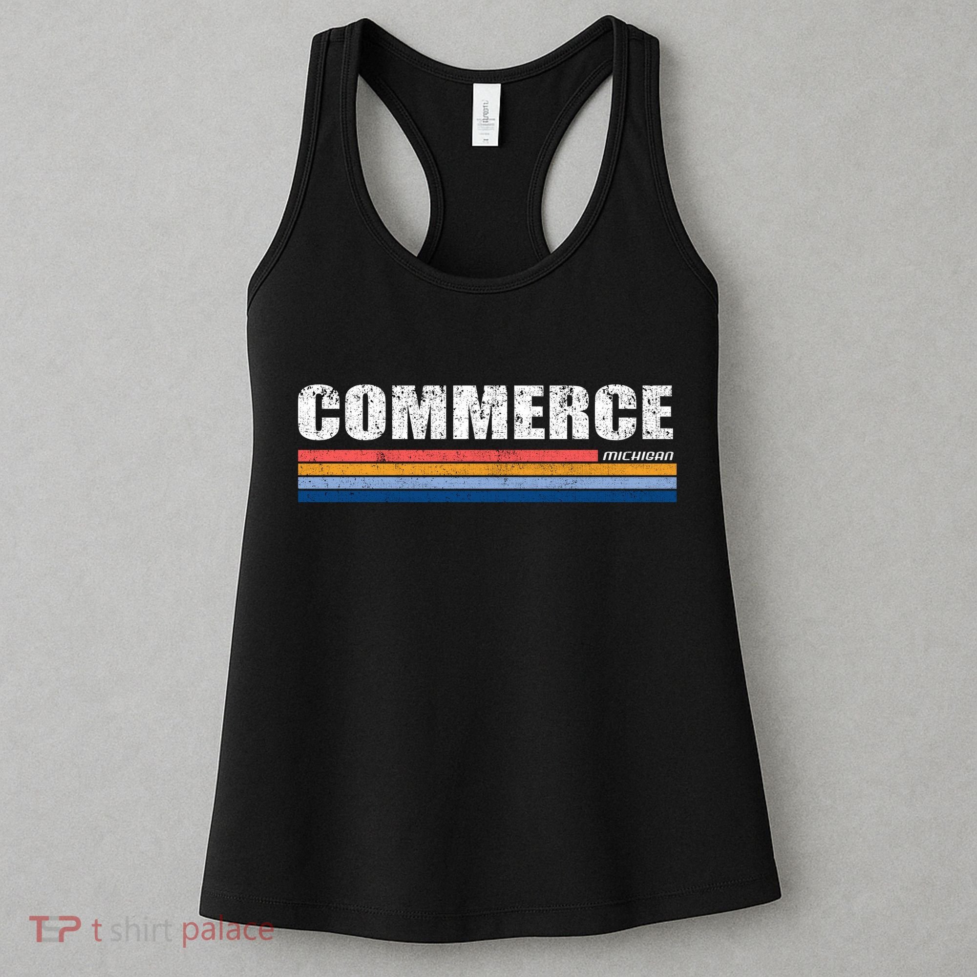 Commerce Michigan Retro Women's Tank Top