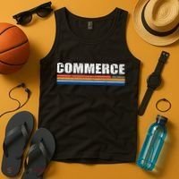Commerce Michigan Retro Tank Top thumb 4