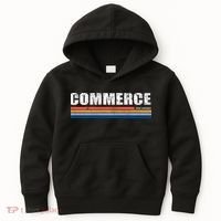Commerce Michigan Retro Kids Hoodie thumb 0
