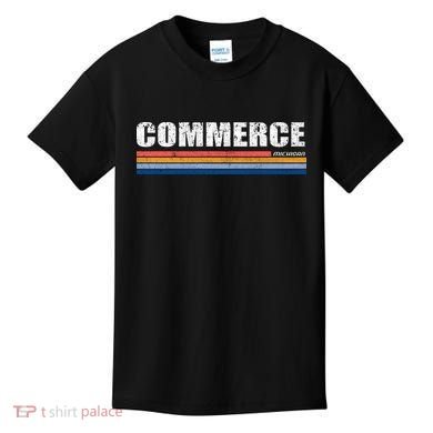 Commerce Michigan Retro Kids T-Shirt