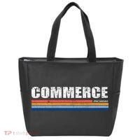 Commerce Michigan Retro Tote Bag thumb 0