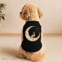 Crescent Moon Rabbit Stars Wiccan Wicca Witch Moon Phases Gift Doggie Tank thumb 2