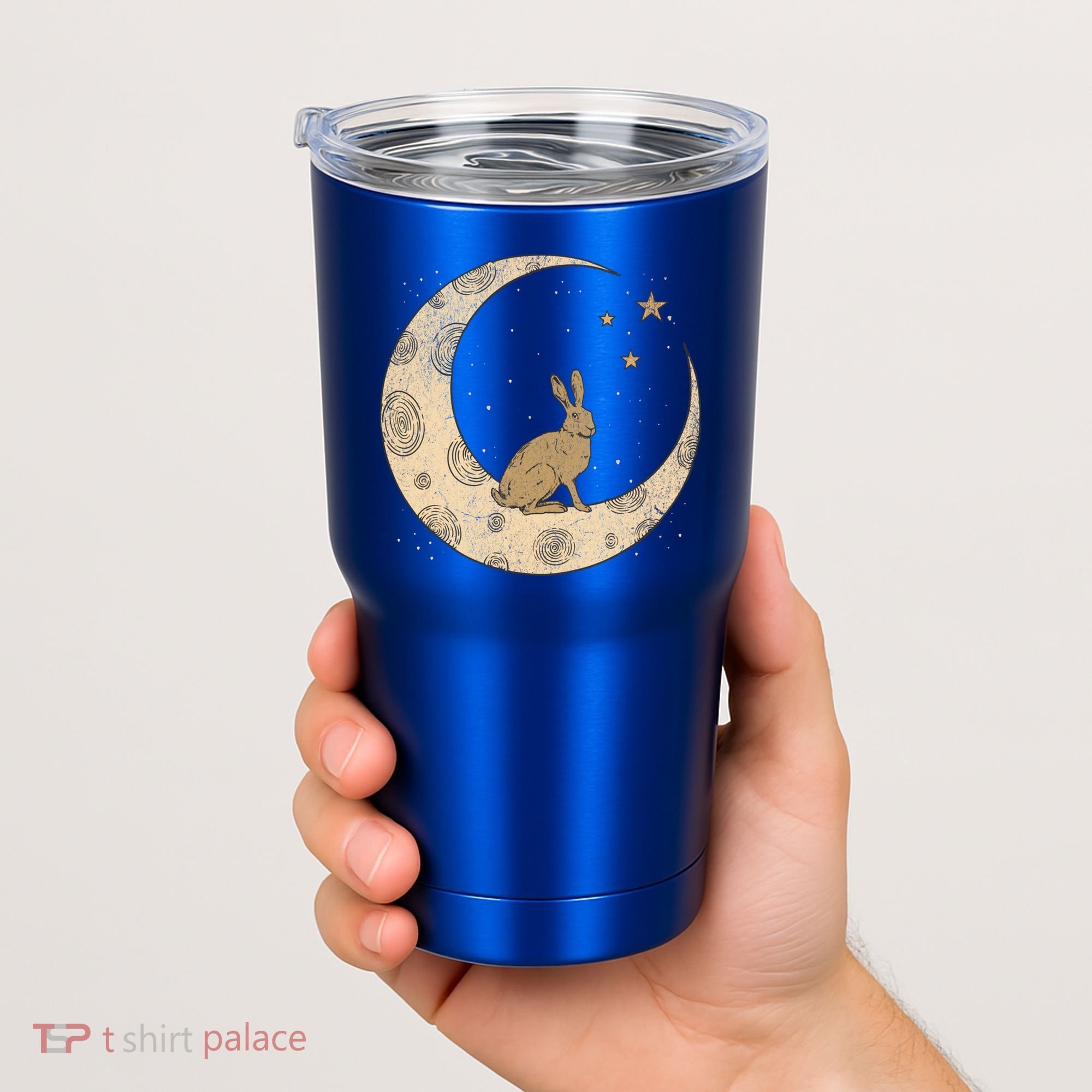 Crescent Moon Rabbit Stars Wiccan Wicca Witch Moon Phases Gift Tumbler
