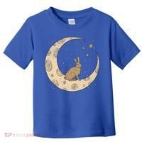 Crescent Moon Rabbit Stars Wiccan Wicca Witch Moon Phases Gift Toddler T-Shirt thumb 0