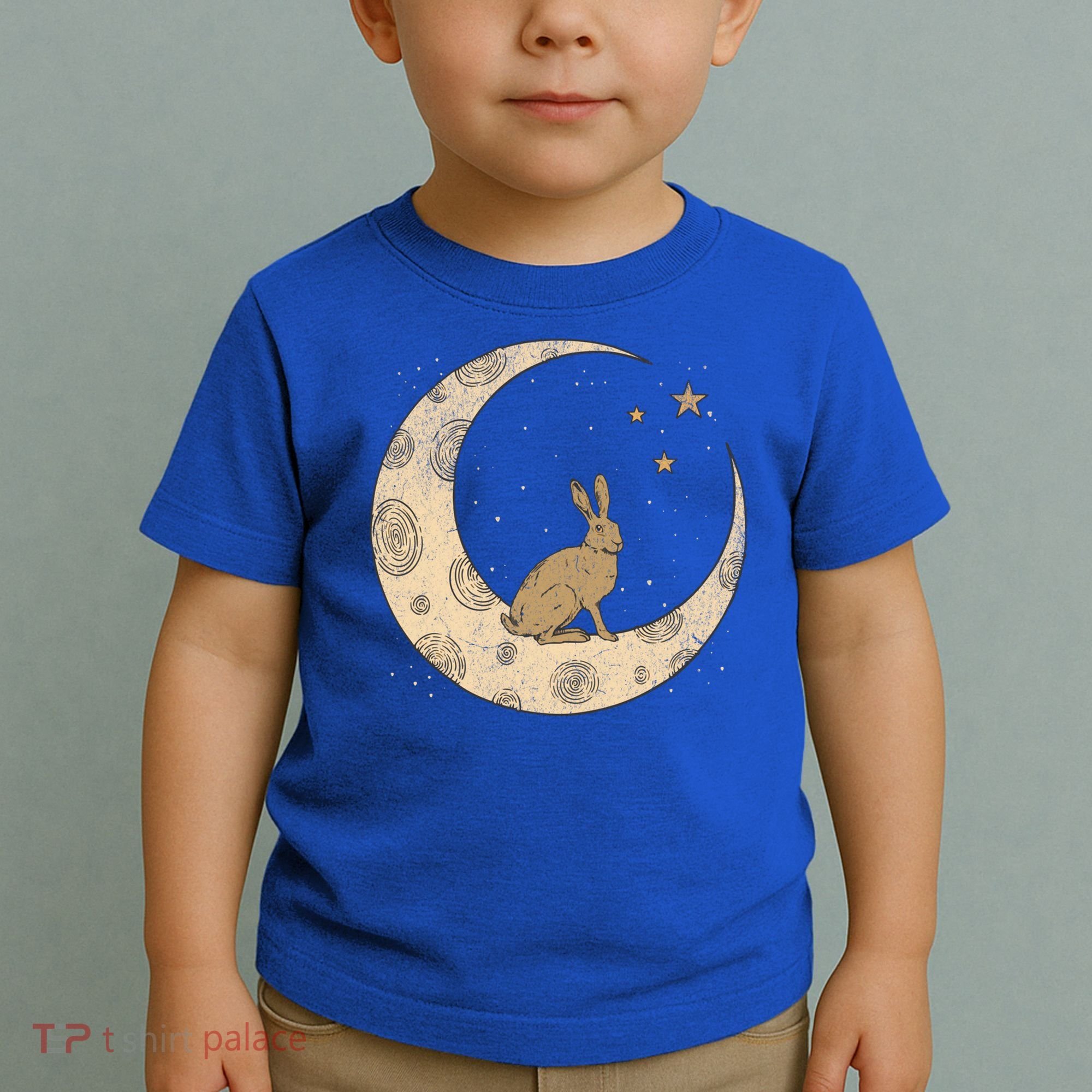 Crescent Moon Rabbit Stars Wiccan Wicca Witch Moon Phases Gift Toddler T-Shirt
