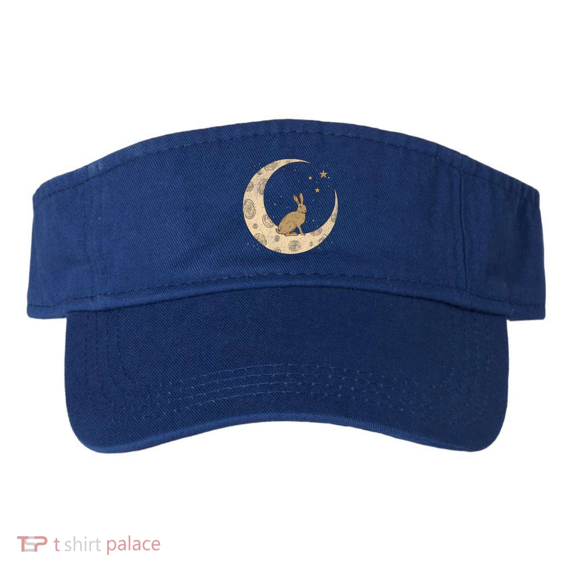 Crescent Moon Rabbit Stars Wiccan Wicca Witch Moon Phases Gift Visor