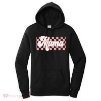 Checkered Mama Retro Mom Life Women Mothers Day New Mom Women's Hoodie thumb 0