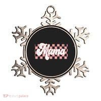 Checkered Mama Retro Mom Life Women Mothers Day New Mom Ornament thumb 0