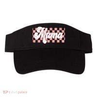 Checkered Mama Retro Mom Life Women Mothers Day New Mom Visor thumb 0