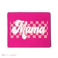 Checkered Mama Retro Mom Life Women Mothers Day New Mom Mousepad thumb 0