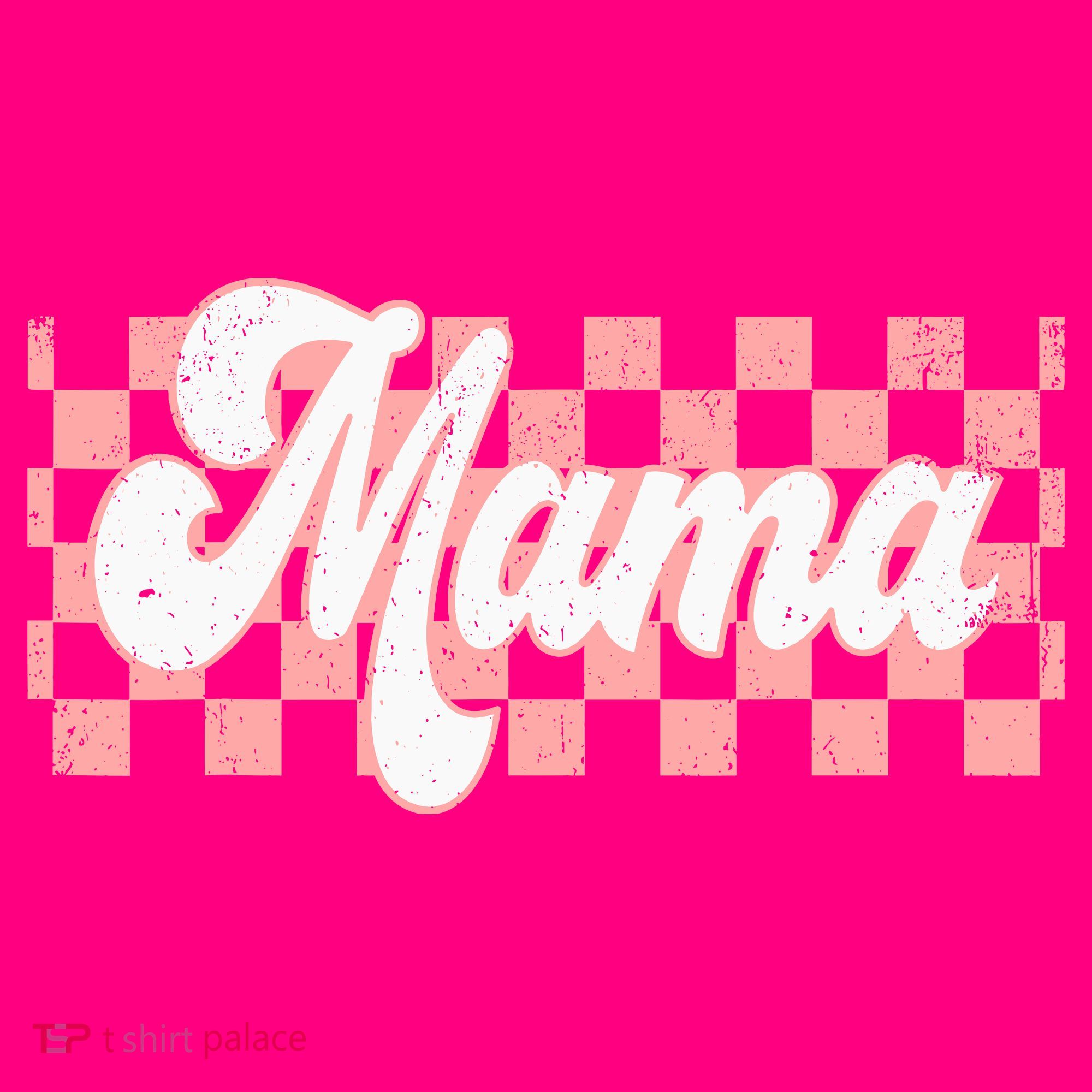 Checkered Mama Retro Mom Life Women Mothers Day New Mom Women's Tank Top