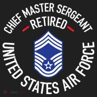Chief Master Sergeant Retired Air Force Retirement Funny Gift Golf Towel thumb 3