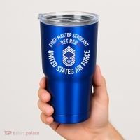 Chief Master Sergeant Retired Air Force Retirement Funny Gift Tumbler thumb 2