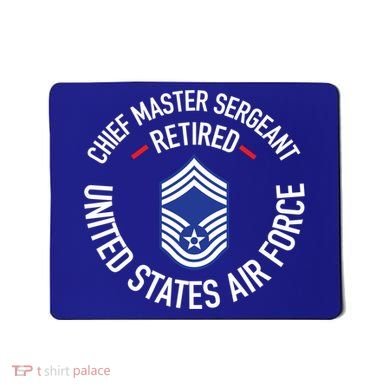 Chief Master Sergeant Retired Air Force Retirement Funny Gift Mousepad