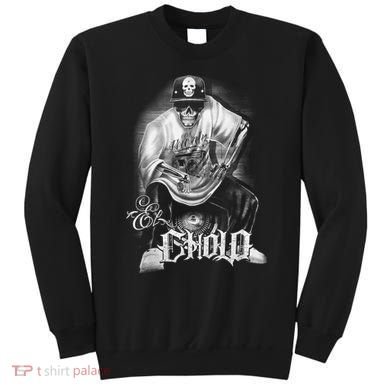 Chicano Mexican Skull Gangster Sweatshirt