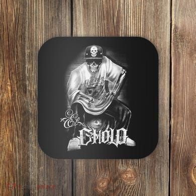 Chicano Mexican Skull Gangster Coaster