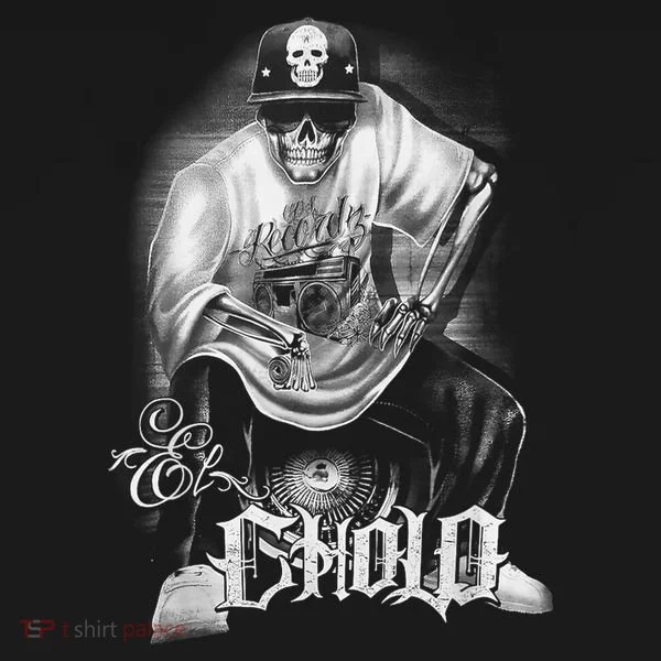 Chicano Mexican Skull Gangster Ornament