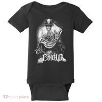 Chicano Mexican Skull Gangster Baby Bodysuit thumb 0