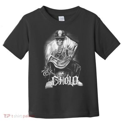 Chicano Mexican Skull Gangster Toddler T-Shirt