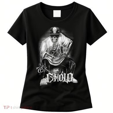 Chicano Mexican Skull Gangster Women's T-Shirt
