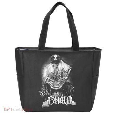 Chicano Mexican Skull Gangster Tote Bag