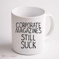 Corporate Magazines Still Suck 90s Grunge Is Dead Music Rock Coffee Mug thumb 1