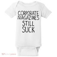 Corporate Magazines Still Suck 90s Grunge Is Dead Music Rock Baby Bodysuit thumb 0