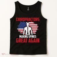 Chiropractors Making Spines Great Physical Therapist Chiro Tank Top thumb 2