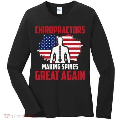 Chiropractors Making Spines Great Physical Therapist Chiro Women's Long Sleeve Shirt