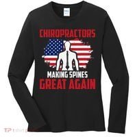 Chiropractors Making Spines Great Physical Therapist Chiro Women's Long Sleeve Shirt thumb 0