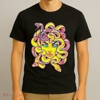 Cute Medusa Scary Greek Mythology Female Monster Medusa T-Shirt thumb 3