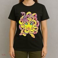 Cute Medusa Scary Greek Mythology Female Monster Medusa T-Shirt thumb 4