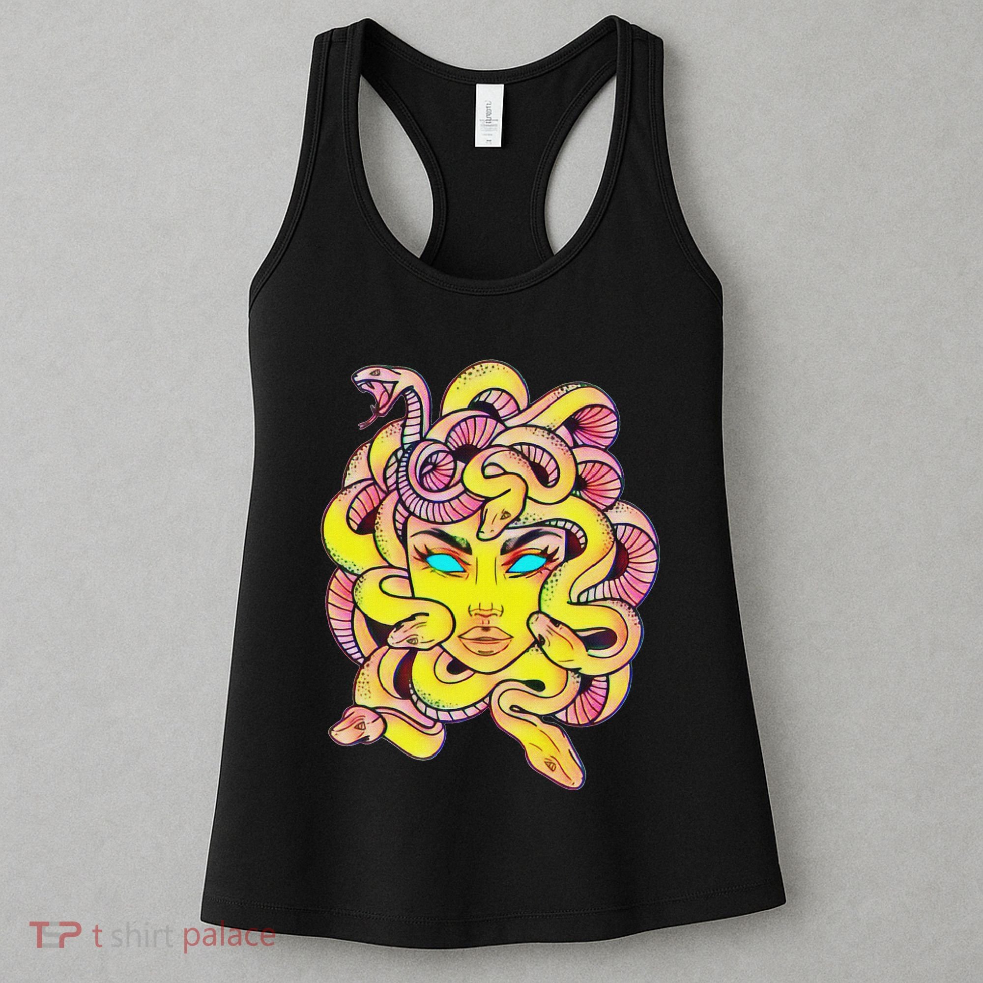 Cute Medusa Scary Greek Mythology Female Monster Medusa Women's Tank Top