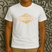 Cancun Mexico Souvenir Retro Beach Vintage T-Shirt thumb 3