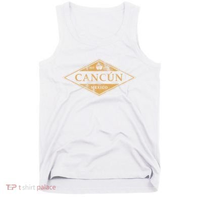 Cancun Mexico Souvenir Retro Beach Vintage Tank Top