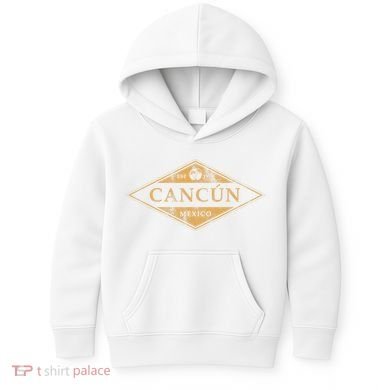 Cancun Mexico Souvenir Retro Beach Vintage Kids Hoodie