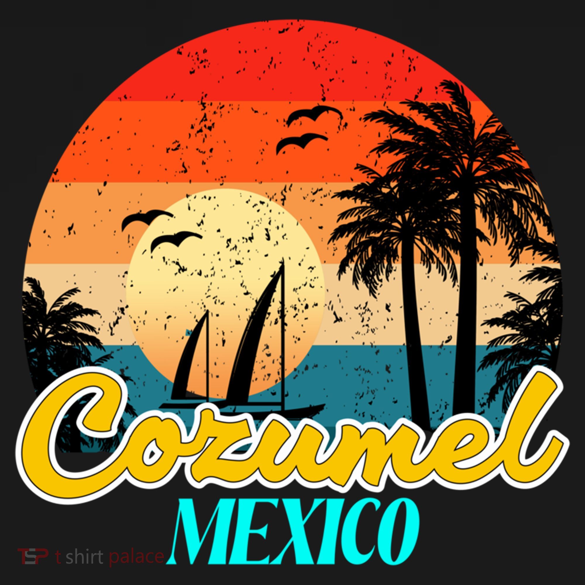 Cozumel Mexico Souvenirs Yucatan Mexico Vacay Mode Gift Doggie Tank