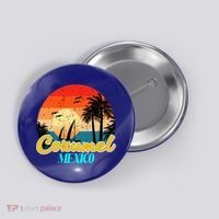 Cozumel Mexico Souvenirs Yucatan Mexico Vacay Mode Gift Button thumb 0