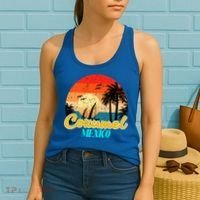Cozumel Mexico Souvenirs Yucatan Mexico Vacay Mode Gift Women's Tank Top thumb 2