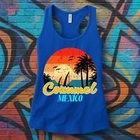 Cozumel Mexico Souvenirs Yucatan Mexico Vacay Mode Gift Women's Tank Top thumb 3